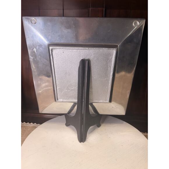 Mariposa Fleur de Los Lis Platter Plate Tray Pewter 11x11...